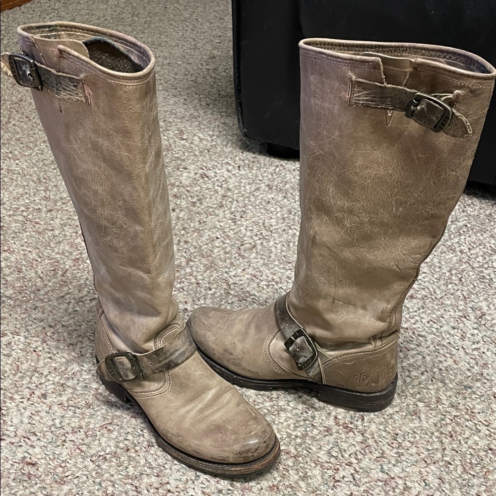 Frye Veronica distressed Women's Tall Leather Boots